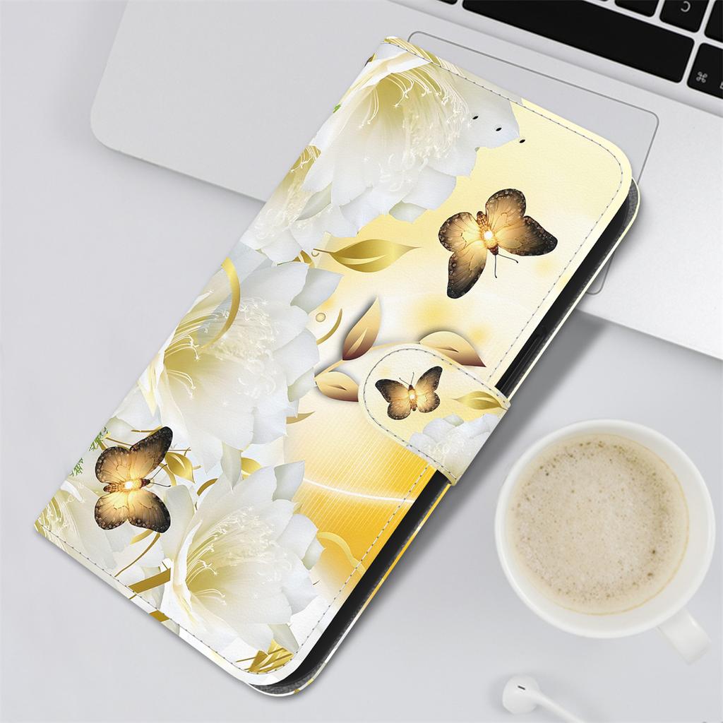 Для серии Tecno. Camon 20 Premier, Pova Neo 3, Pova 5, Spark 10C, Spark 10 Pro, Spark 8P, Camon 15... Кошелек-флип с модными картинами, чехол из искусственной кожи