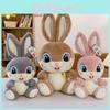 Plush Rabbit Carrot Toy Cartoon Stuffed Animal Doll Room Decoration Gift Kids