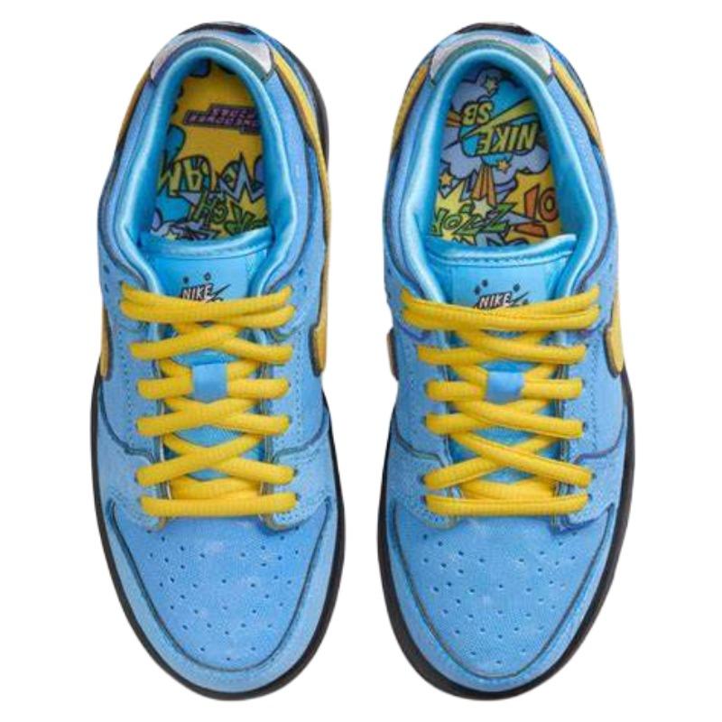 The Powerpuff Girls x Nike Dunk Low Pro SB QS PS Bubbles Детские Кроссовки Синий Синий-Chill Глубокий-Королевский-Синий FZ8833-400