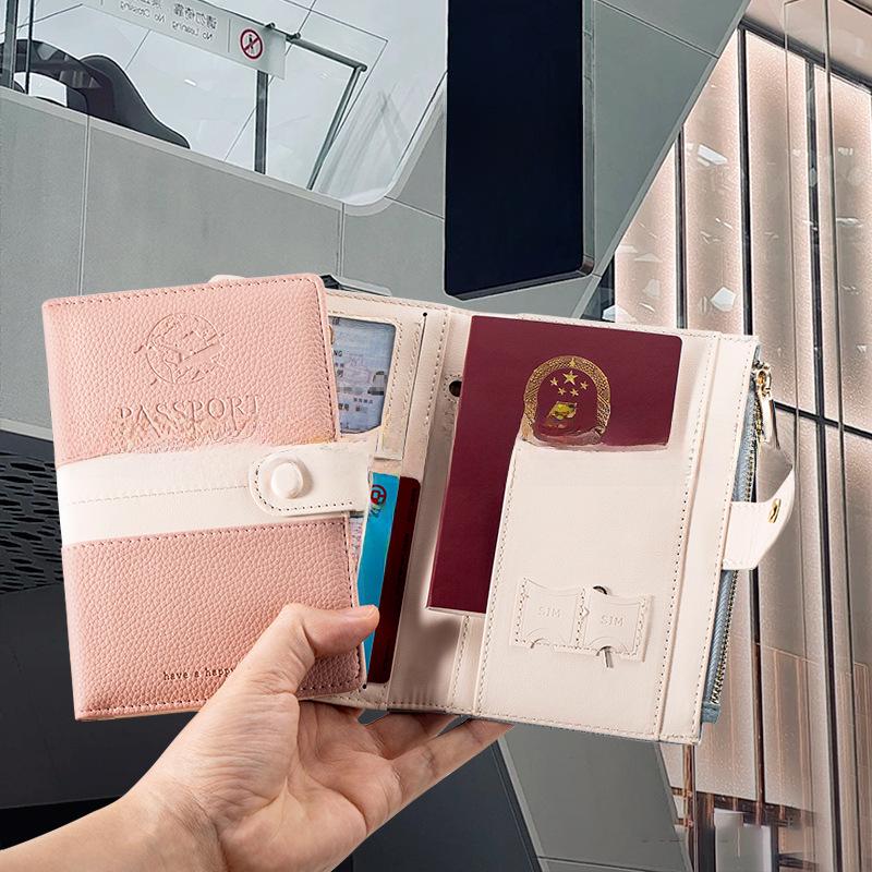 Кошелек для владельца паспорта и прав: Организатор трансграничных путешествий для мужчин и женщин