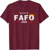 Трамп FAFO F Вокруг Узнай Флаг США Винтажная Унисекс Футболка Унисекс Футболка