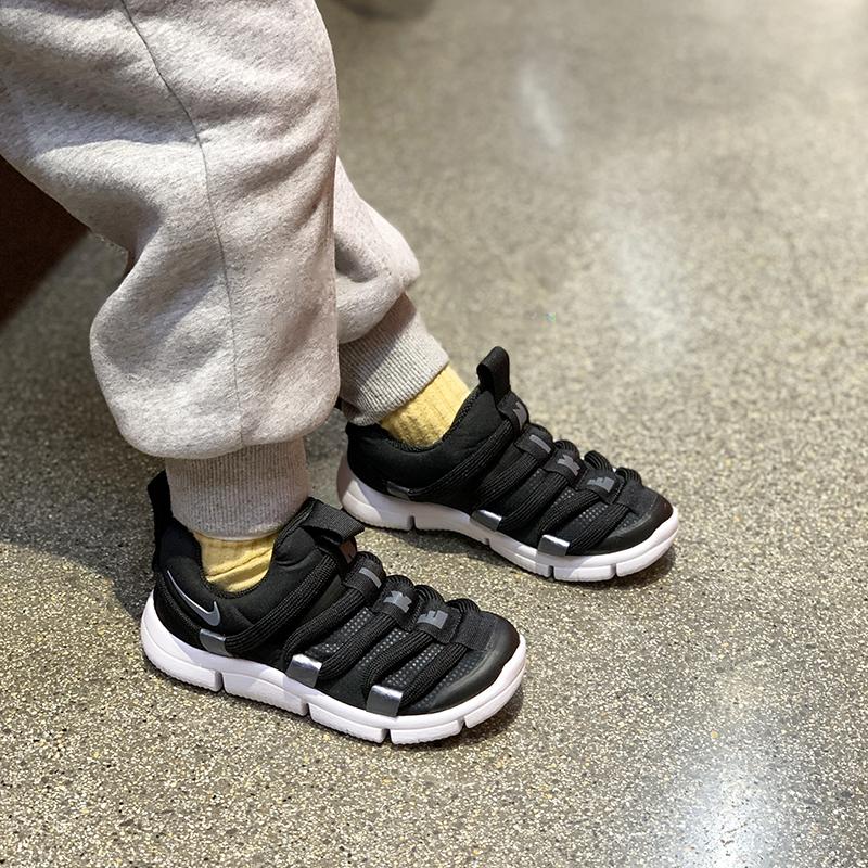 Nike Новинка EP Mid top Спортивные Повседневные Кроссовки Черно-Белые Детские Возраст 3 7 Лет BV0009-001
