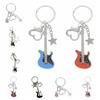 Guitar Guitar Keyring Star Musical Instrument Keychain Guitar Key Chain  Musician Jewelry Gift