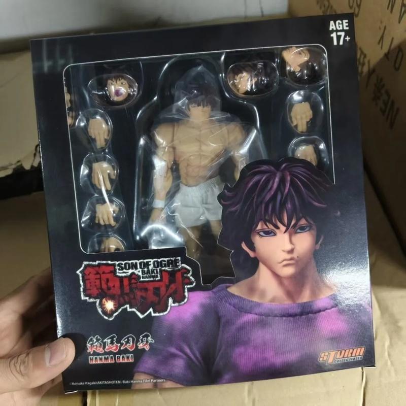 Масштаб 1/12 Серия комиксов Baki Фигурка Бакки Ханма Спина Демона Фигурка Действия Настольное Украшение Кукла Игрушка для Мальчика Подарок-Сюрприз Коллекционная