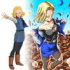 Stunning Seven Dragon Balls Super Saiyan Figurine Android 17 And 18 Pvc Model
