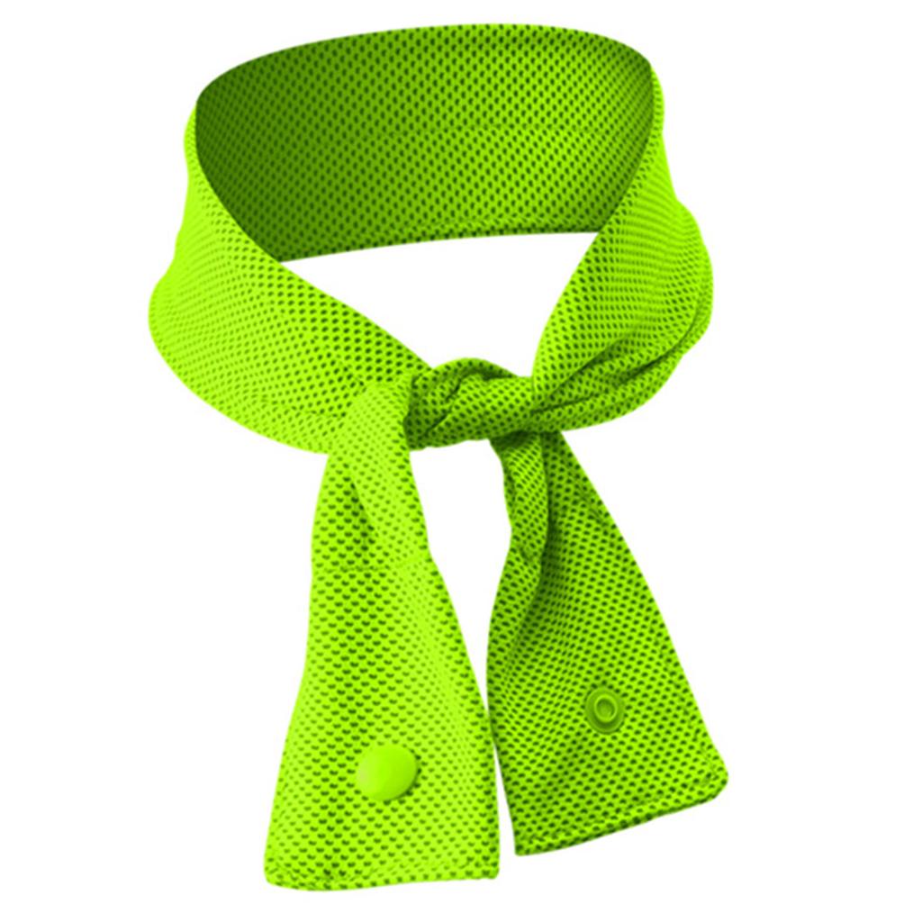 Reusable Cooling Scarf For Sports Outside Activities Immediate Chill Sensation Neck Wrap Lightweight Nylon With Cooling Bead Design