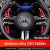 Алюминиевые подрулевые лепестки переключения передач Mercedes-Benz для C-класса, E-класса, EQS, GLC и V-класса, модификация рулевого колеса