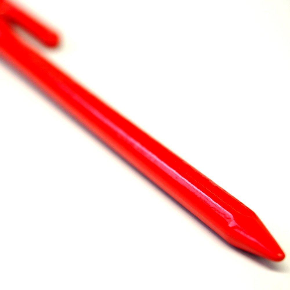 ELLISSE Кованый колышек Elisse Stake 28 см с красным порошковым покрытием, набор из 8 шт. MK-280RD СДЕЛАНО В ЯПОНИИ