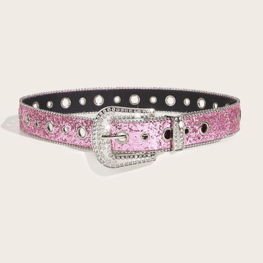 Пояс с блестками и кристаллами, модный пояс со стразами для женщин