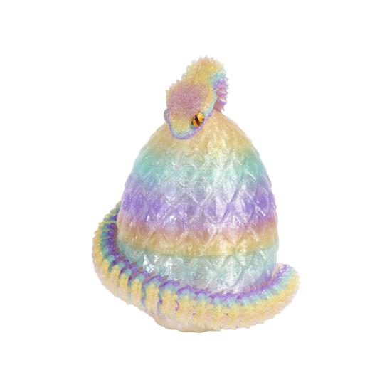 3D-печатная фигурка змеиного яйца с подвижными суставами, фигурка змеиной скорлупы