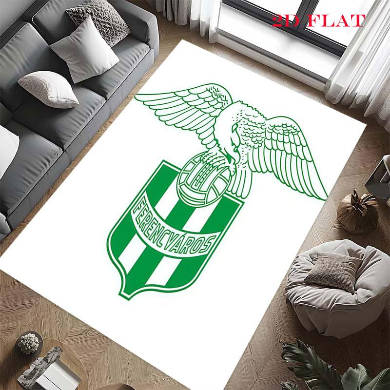 Ferencvaros Soul Carpet Rug for Living Room Bedroom Home Sofa Decoration,Kids play Nonslip Floor Mat