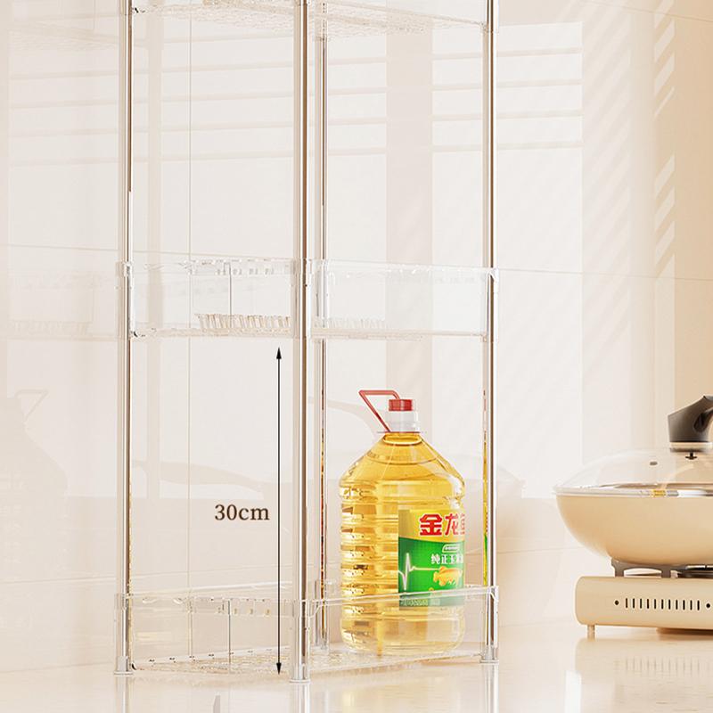 Кухонная стойка для хранения 2/3 слоя, коробка для хранения косметики, специй, закусок, многофункциональная выдвижная полка для хранения дома