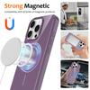Магнитный чехол для iPhone 13 Pro, совместимый с MagSafe, задняя крышка из ТПУ с ремешком