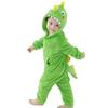 LOLANTA Dinosaur Kigurumi Baby Halloween Christmas Boys and Dark Sizes Kids' Overalls, Costume, Costume, Girls, Green, Flannel, 105-120