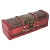 Retro Wooden Jewelry Box Elegant Hairpin Necklace Bracelet Organizer Case Home Decoration Craft