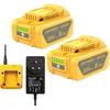 8.0Ah Замена для аккумулятора и зарядного устройства Dewalt 20V Lithium Max XR Беспроводные инструменты DCB180 DCB205 DCB206 DCB206-2 DCB200 DCB204 DCB204BT-2 DCB203