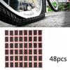 48 шт квадратные круглые резиновые велосипедные шины для ремонта проколов шин инструмент