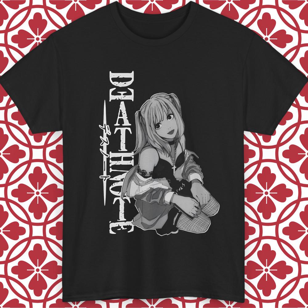 Misa Amane Death Note T-Shirt Anime Light Yagami Graphic Gift Unisex All Sizes