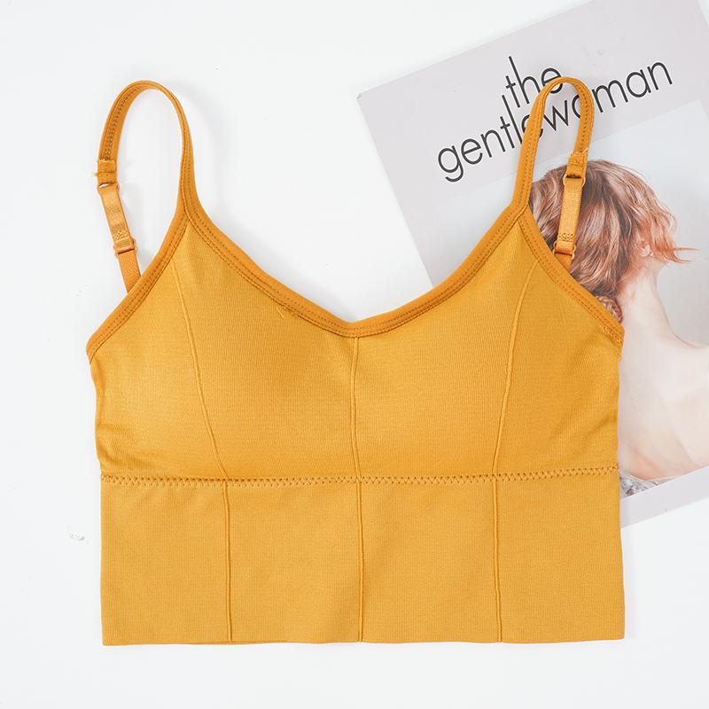 Breathable Sports Bra Shockproof Crop Top Anti-sweat Fitness Top Women Seamless Yoga Bra Push Up Sport Top Gym Workout Top