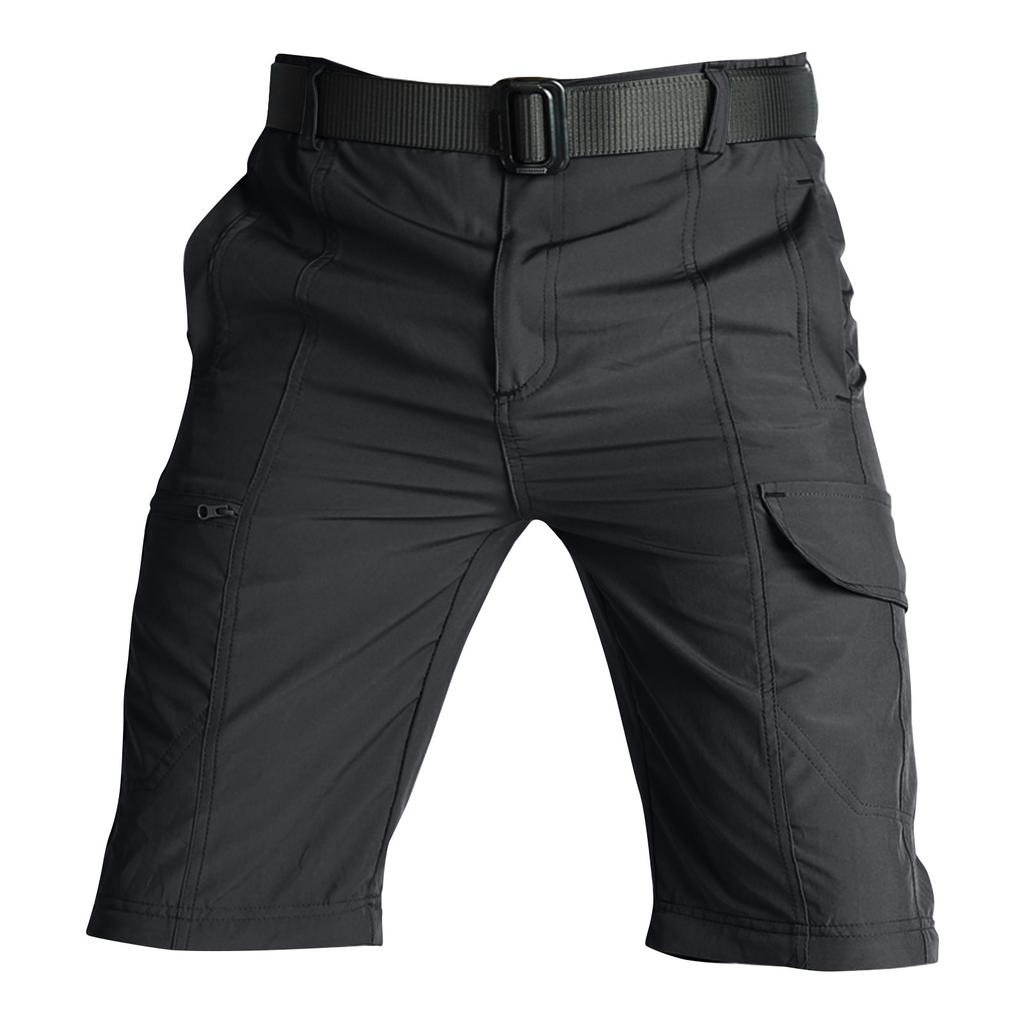 Мужские однотонные брюки-карго с несколькими карманами, мужские уличные брюки-карго с защитой от разрывов