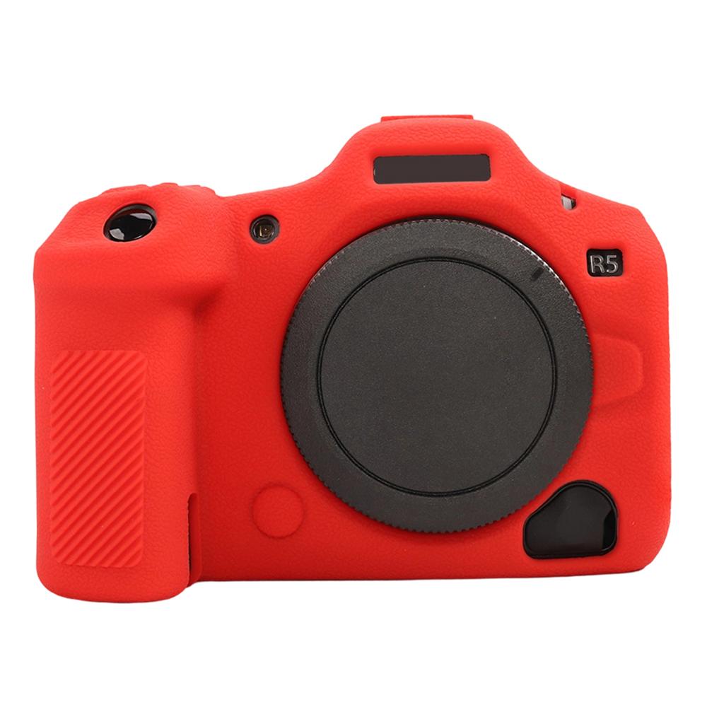 Для Canon EOS R5 Mark II Текстурированный чехол для камеры Защитная силиконовая крышка против царапин