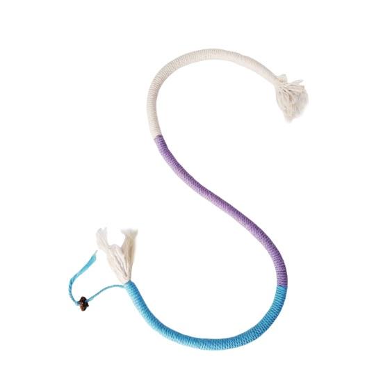 Cat Teething Chew Toys Gum Protection Boredom Relief Toys Interactive Bite-resistant Dental Cotton Rope Toys for Cats Indoor Interaction