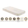 Baby Mattress 70x140 Cm Height 15 Cm Removable Cover Washable At 30° - Fabric with Natural Bamboo - Hypoallergenic - Anti