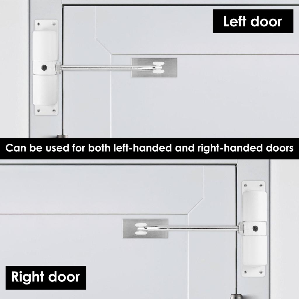 Автоматический доводчик двери металлический регулируемый прочный безопасная пружина бесшумный прочный конвертируемый распашной дверной механизм внутренний наружный