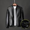 Весенняя, осенняя и зимняя кожаная куртка мужская куртка утолщенная большого размера флисовая утолщенная кожаная куртка