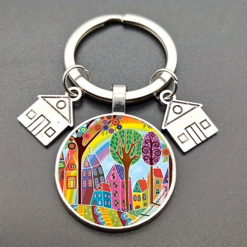 Artistic Glass Keychains