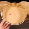 Круглые маслостойкие подложки для фритюрниц и духовок - противни из высокотемпературной бумаги для выпечки