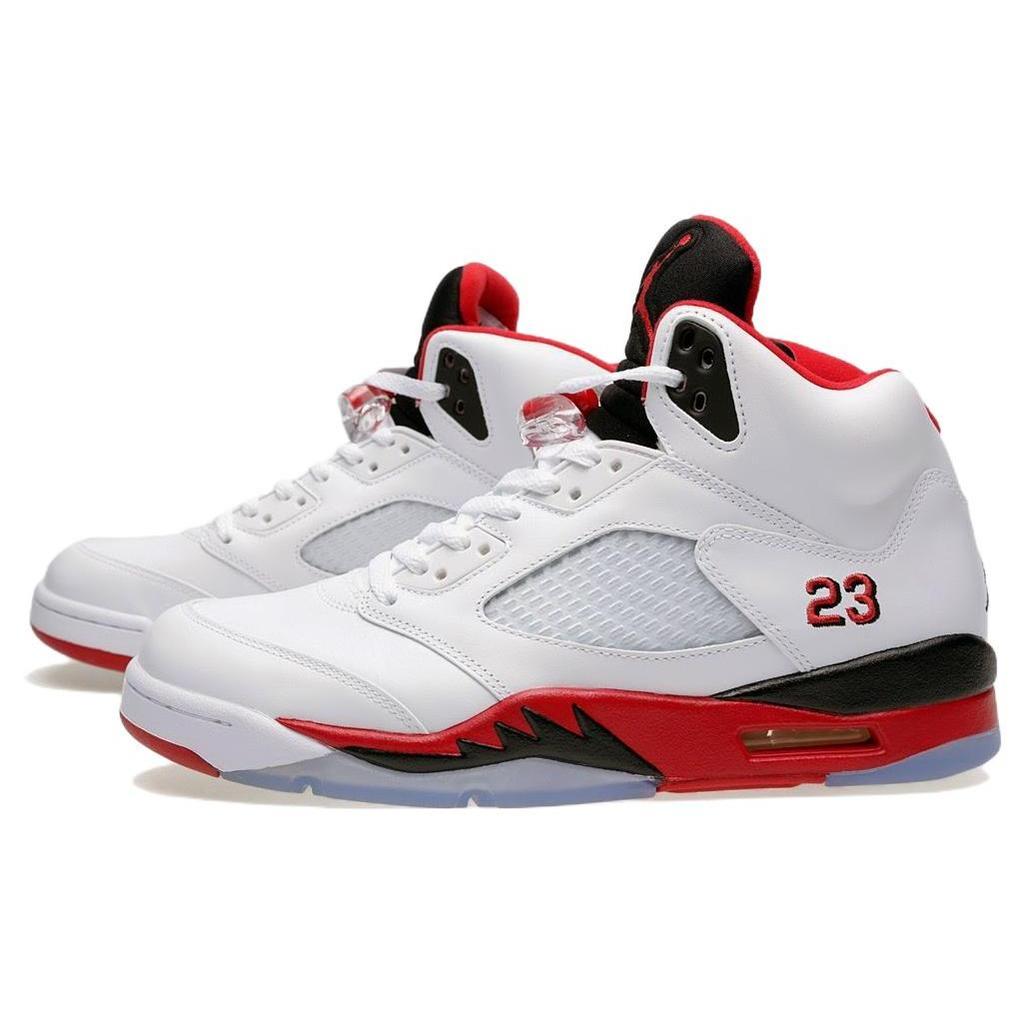 Air Jordan 5 Retro Fire Red Черный Язык 2013 GS 440888-120