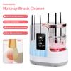 Automatic Makeup Brush Cleaning Drying Machine Air-drying Cosmetic Brushes Electric Cleaner Dryer Sponge Rotating Washing Tools