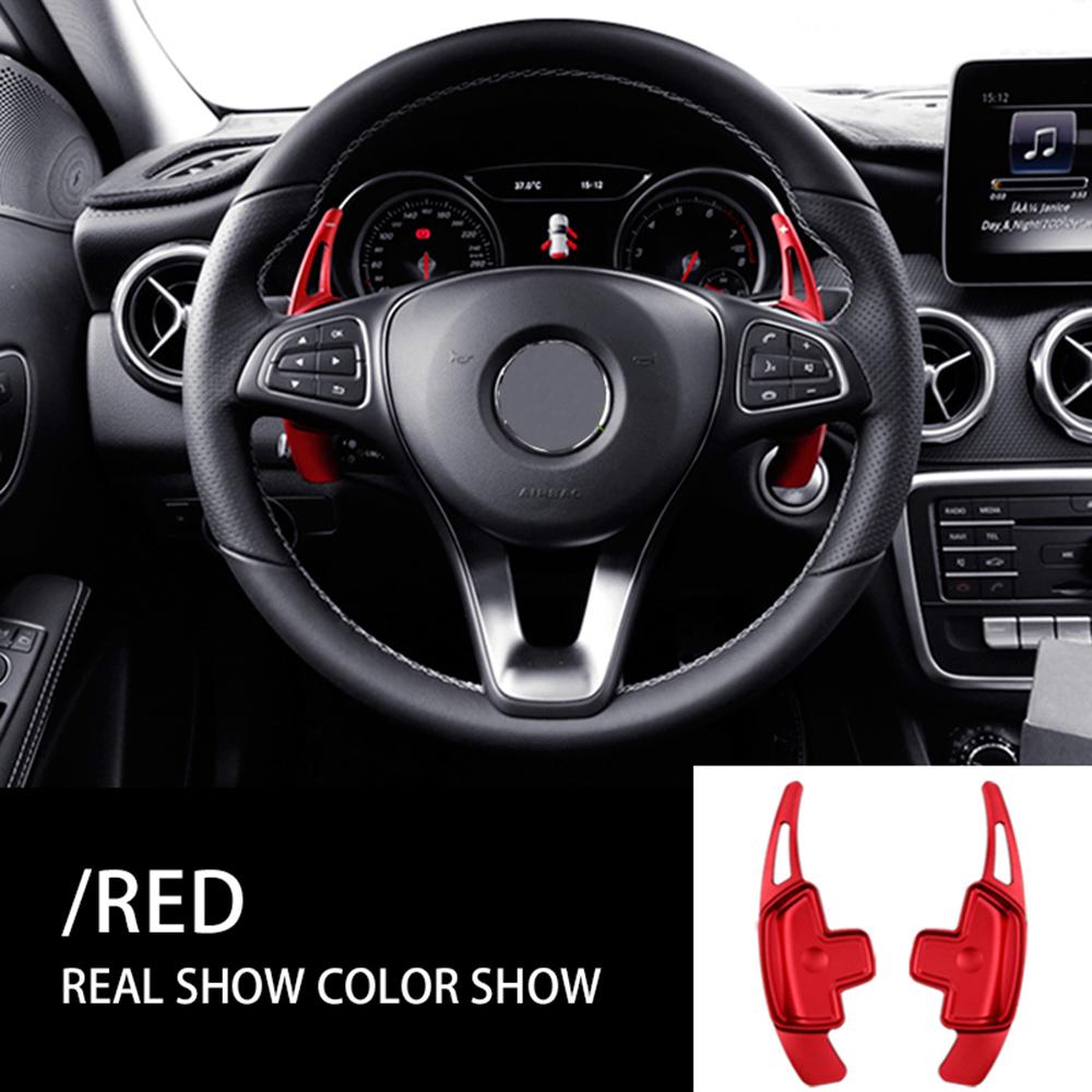 Shift Paddles For Mercedes-Benz C205 A205 C238 S213 C253 MB C E GLC Class W205 W213 X253 Car Steering Wheel DSG Paddle Extender