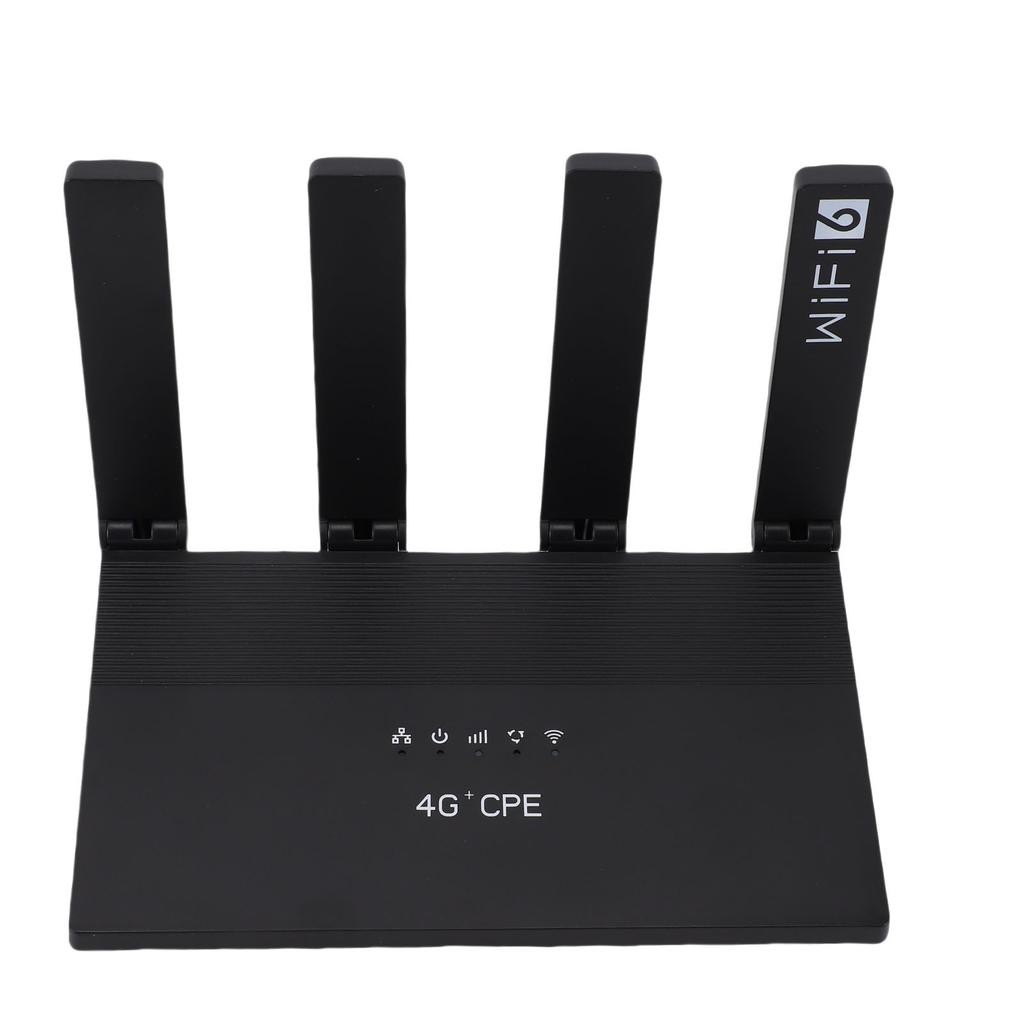 4G LTE WiFi 6 Router 300Mbps Type C CPE Wireless Router Mobile Hotspot with 4 Antenna SIM Card Slot for Europe Asia