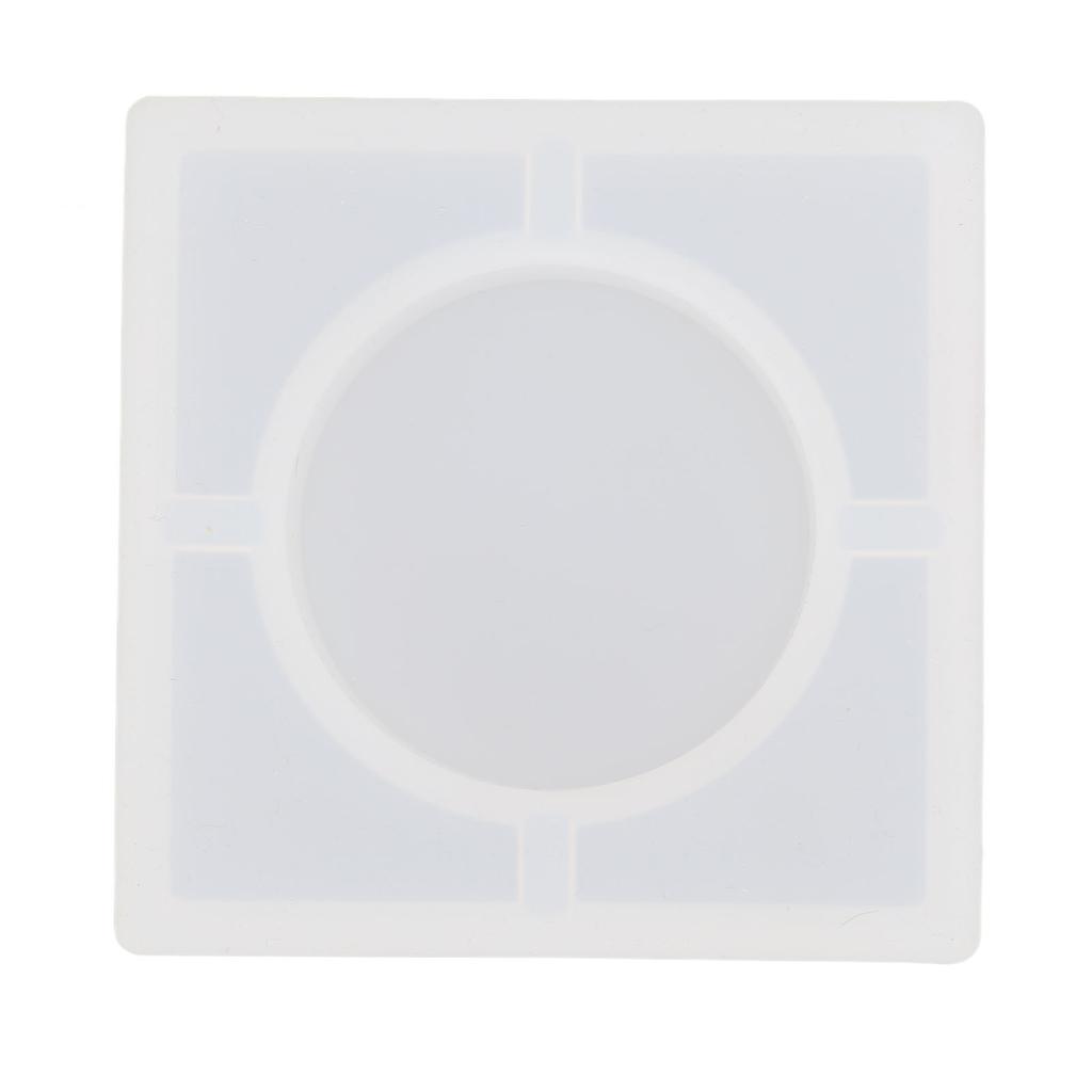 Ashtray Silicone Mold Tetragonum Multi Purpose Easy To Demold Reusable Jewelry Storage Resin Molds
