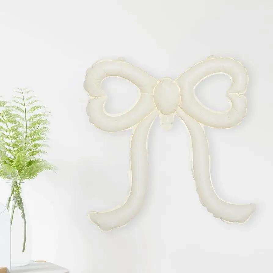 1 шт. Банты Шары Розовый Бежевый Бант Украшения для Вечеринки для Детского Праздника Помолвки Свадьбы Шары Реквизит для Фотографий Принадлежности