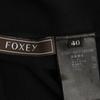 FOXEY Made In Japan Long Sleeve Knit 40 Black Women Used