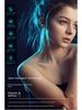 T16 TWS беспроводная Bluetooth-гарнитура с заушным креплением, тройным цифровым дисплеем и шумоподавлением