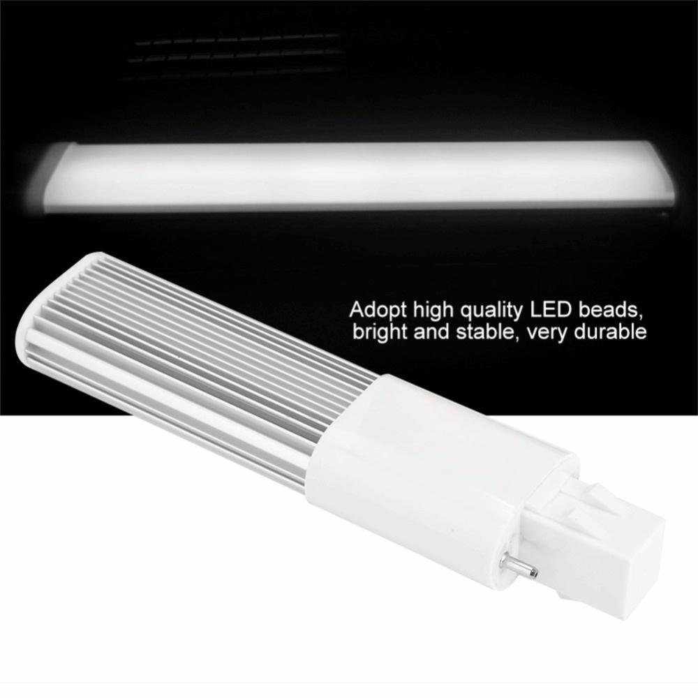 2 Pack 4W LED Tube Light G23/GX23 LED Compact Lamp Horizontal Recessed Bulb Recessed Down Light