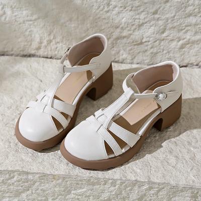 Мода 2024 Туфли-лодочки Женские Туфли На Высоком Каблуке С Ремешком На Щиколотке Летние Женские Сандалии Baotou Frenc Элегантная Обувь