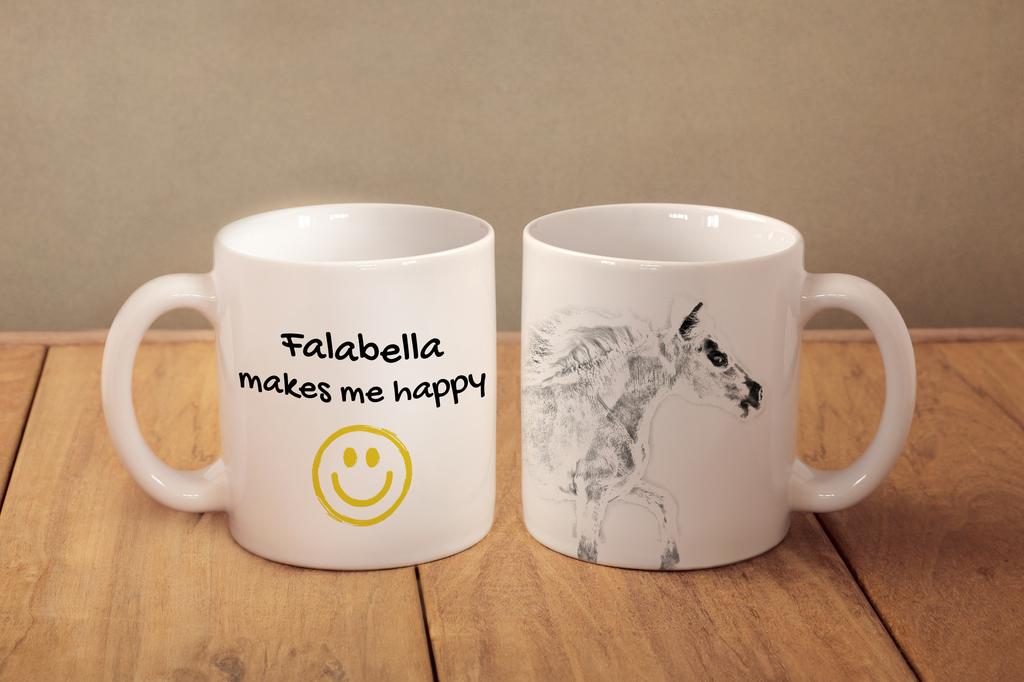 Falabella - cup with a horse, a cheerful cup for a dog lover, a personalized gift from the Art-Dog brand