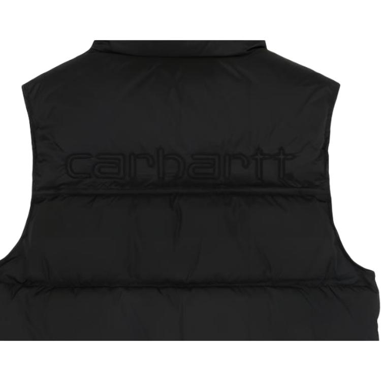 Carhartt WIP Вышивка letter Color Block Пуховый жилет Мужские жилеты Черный CHXDNA192004D-BKX