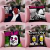 G-Green D-Day Band Альбом Наволочка Мягкая Плюшевая Ткань Двусторонняя Печатная Наволочка Теплая Зимняя Подушка для Дивана