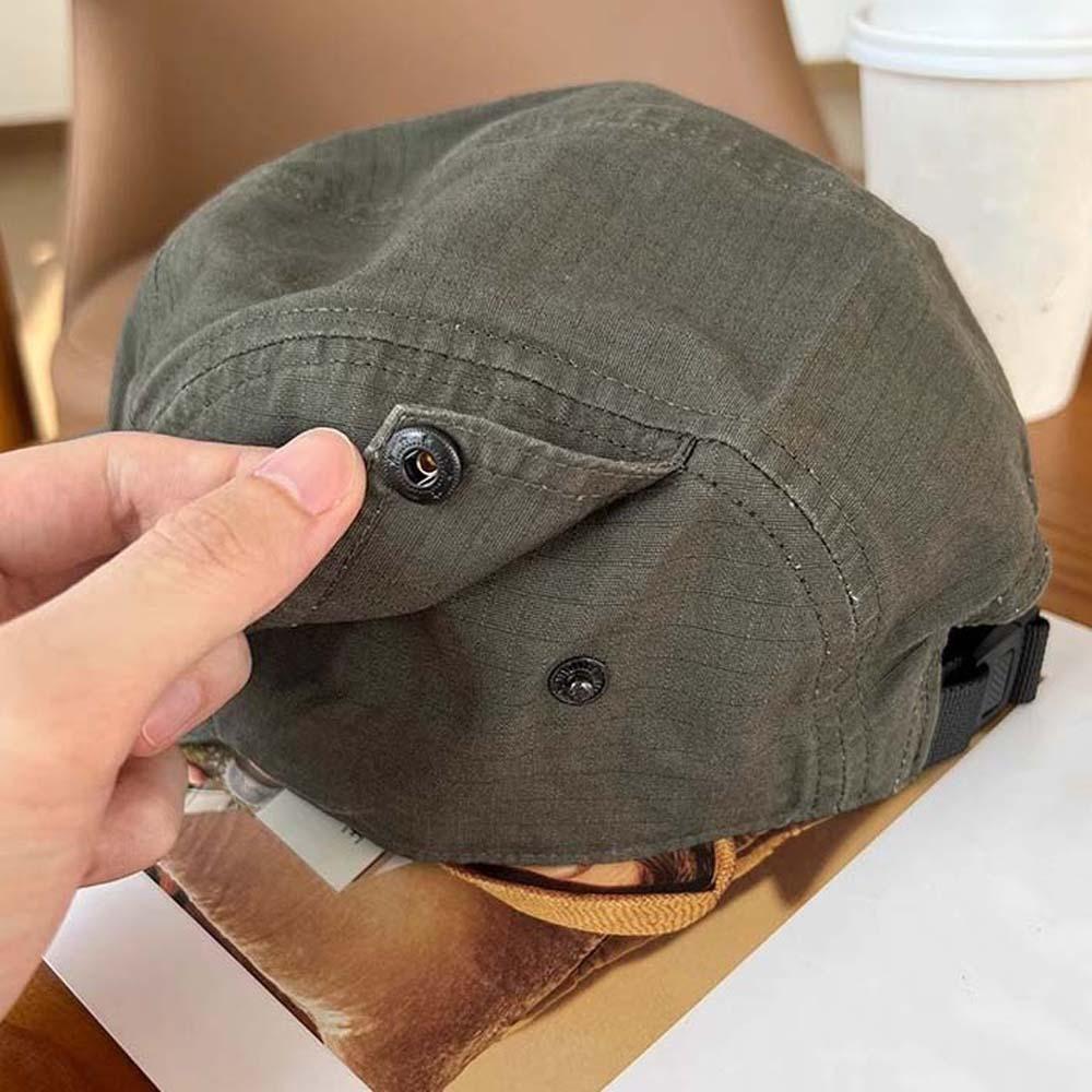 Washed Workwear Peaked Cap Quick Drying Men Sunshade Hat Short Brimmed Baseball Cap Women