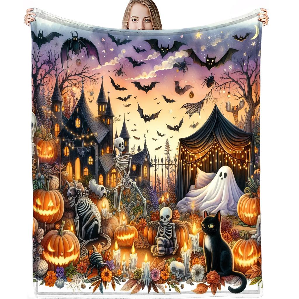 Halloween Print Blanket