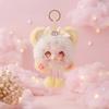 Kawaii Rabbit Ear Plush Keychain Soft Vinyl Face Cute Fluffy Doll Pendant for Purse Decor Girls Birthday Gift