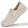 Summer Men's Shoes New Mesh Shoes Breathable Casual Foot Shoes Men's Large Size Thick Sole Daily Single Shoes Men