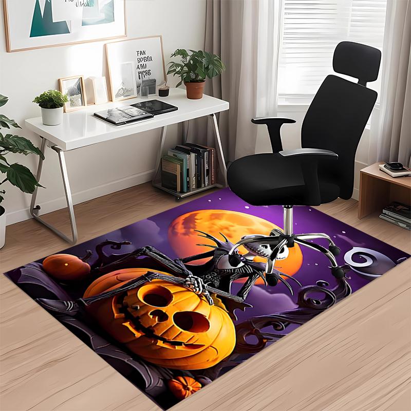 The Nightmare Before Christmas Printed Carpet, for Office Chair Living Room Bedroom Kitchen Room Decor Gifts.