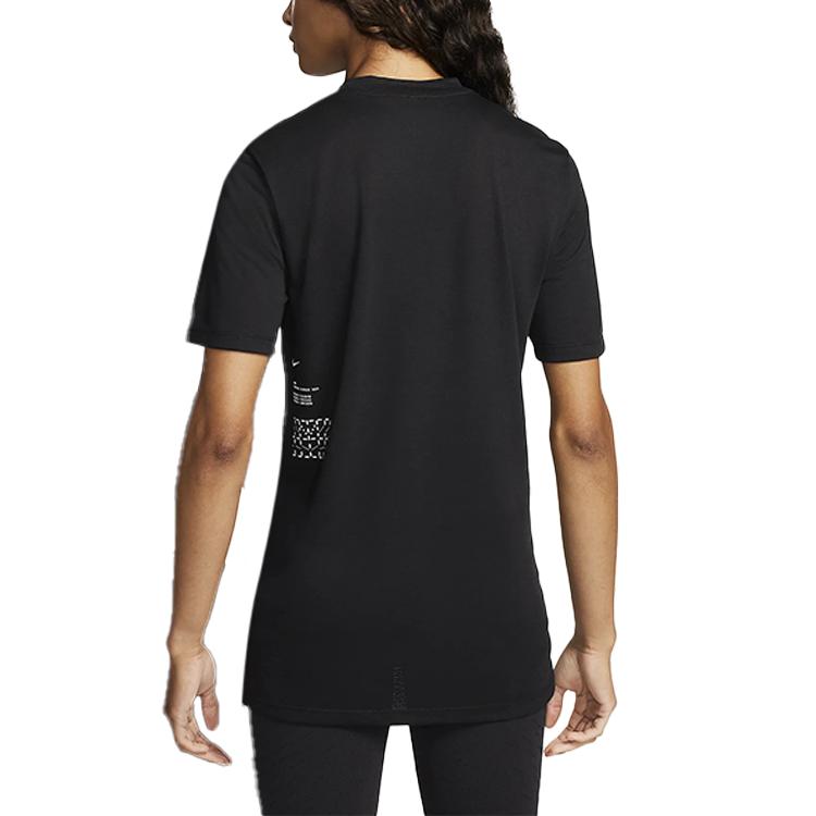 Nike 1017 Alyx 9SM Yoga Series SS24 Свободный однотонный повседневный пуловер с круглым вырезом Футболка с короткими рукавами Топы унисекс Черный DR5356-010